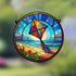 Kite Stained Glass Effect Suncatcher